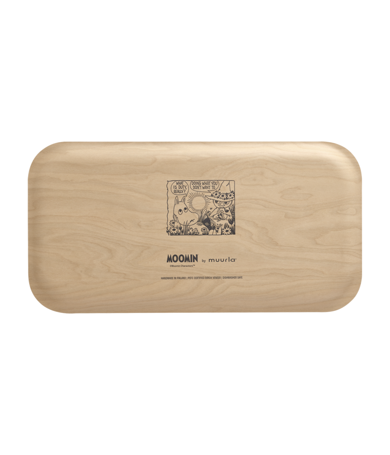 Moomin tray In the Garden 43x22cm