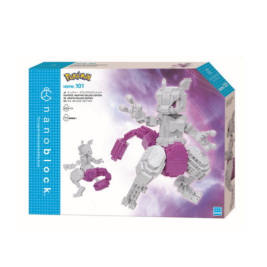 Pokémon Mewtwo Deluxe nanoblock boxed set