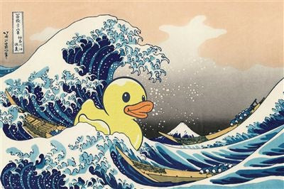 OTC Art - Great Wave and Duck - Reg Poste 61 × 91 cm Poster