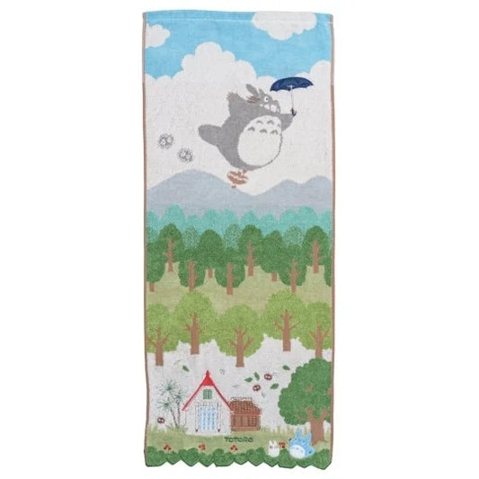 Towel Totoro in the sky 34x80 cm - My Neighbor Totoro