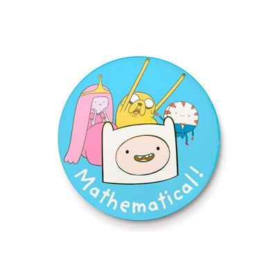 Adventure Time  Mathematical  25mm Pin Badge