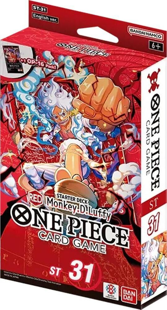 One Piece Card Game Starter Deck Red Monkey D. Luffy [ST-31]