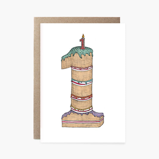 one birthday card