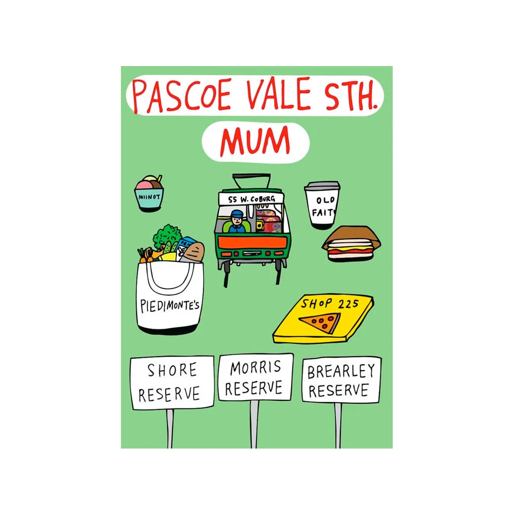 Pascoe Vale South Mum Greeting Card