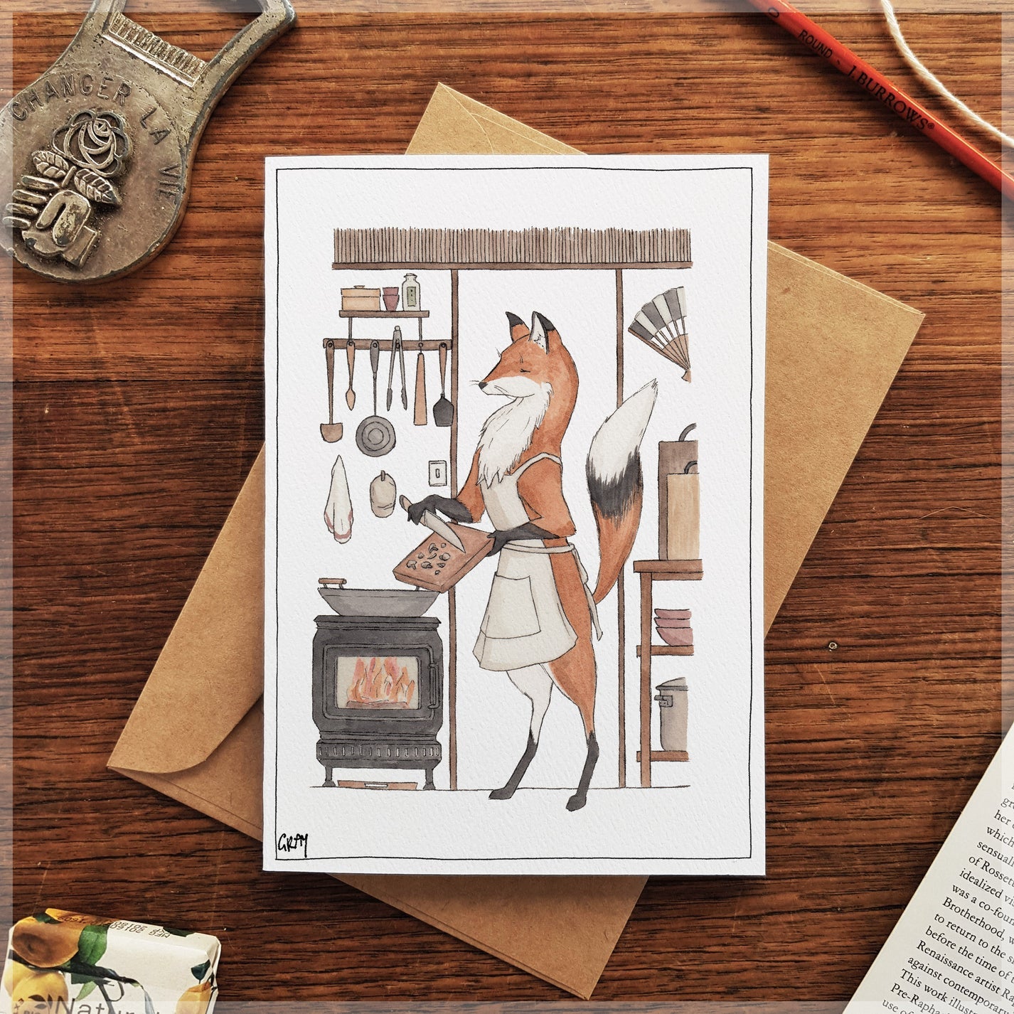 Chop Chop Greeting Card
