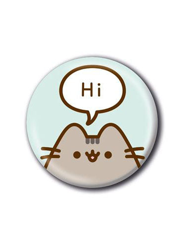 Pusheen Hi Pin Badge 25mm