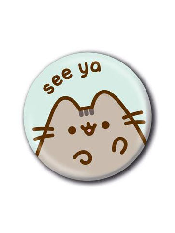 Pusheen See Ya Pin Badge 25mm