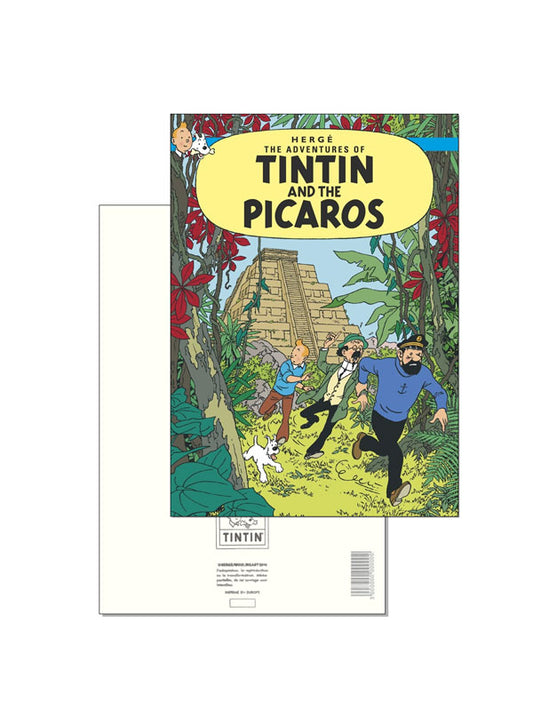 POSTCARD ENG COVER #23 - Tintin And The Picaros