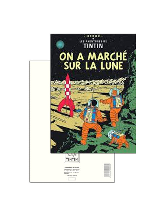 POSTCARD FR COVER #17 - On A Marche Sur La Lune