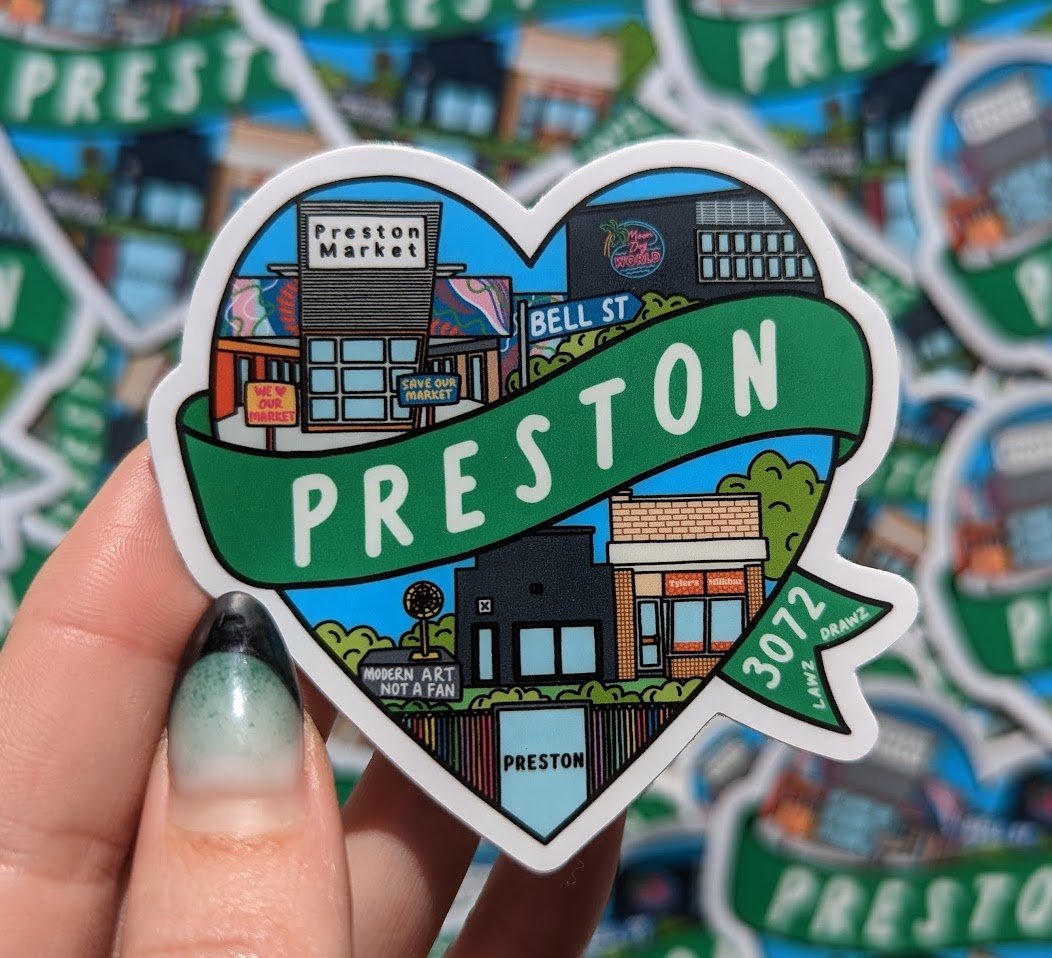 Preston Sticker – Mu Shop