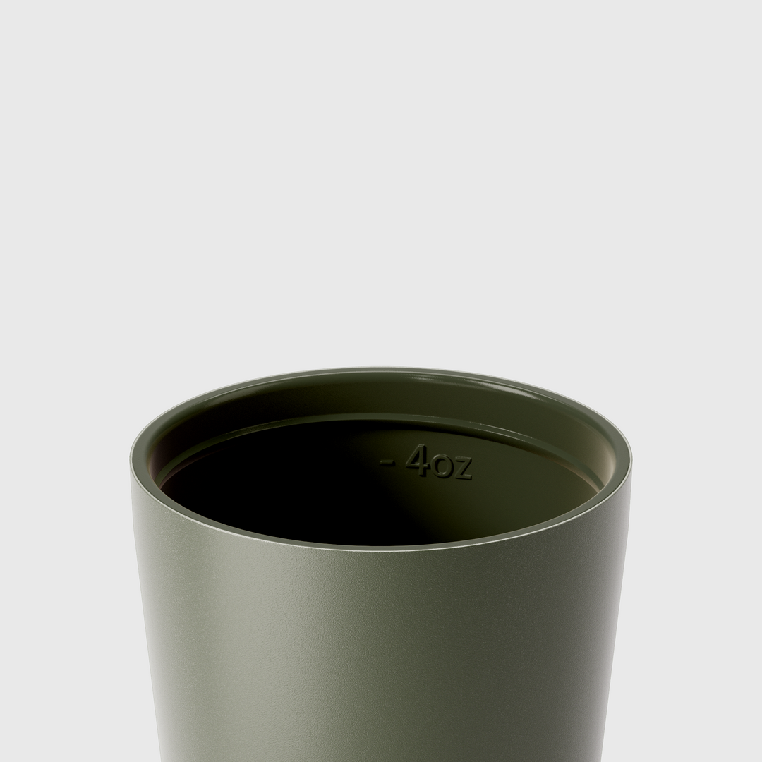 Piccolo Khaki Ceramic Travel Cup 4oz