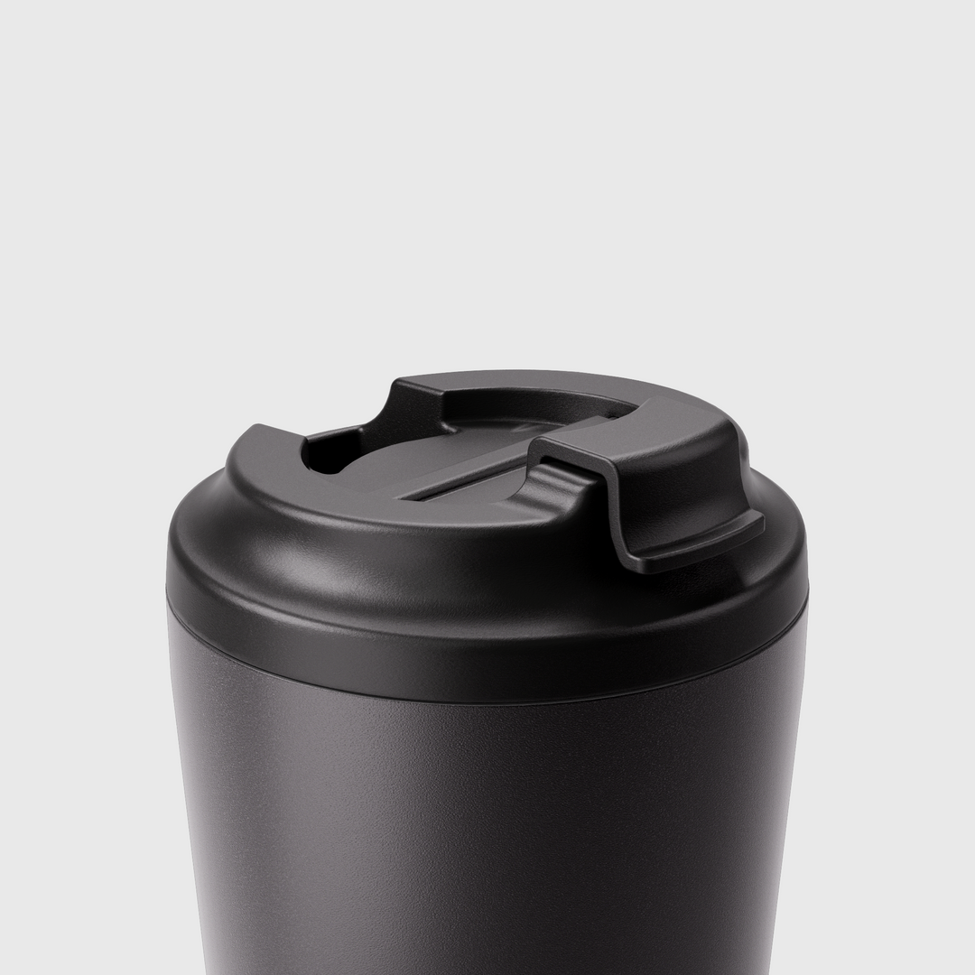 Piccolo Coal Ceramic Travel Cup 4oz