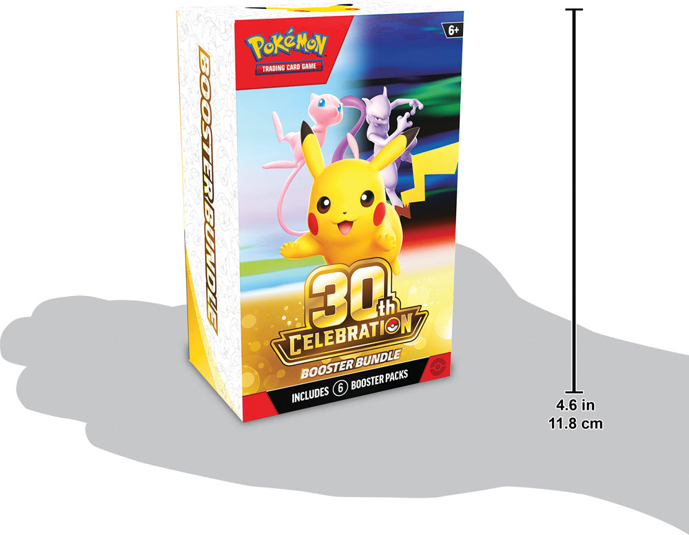 Pokémon TCG 30th Celebration Booster Bundle scale view