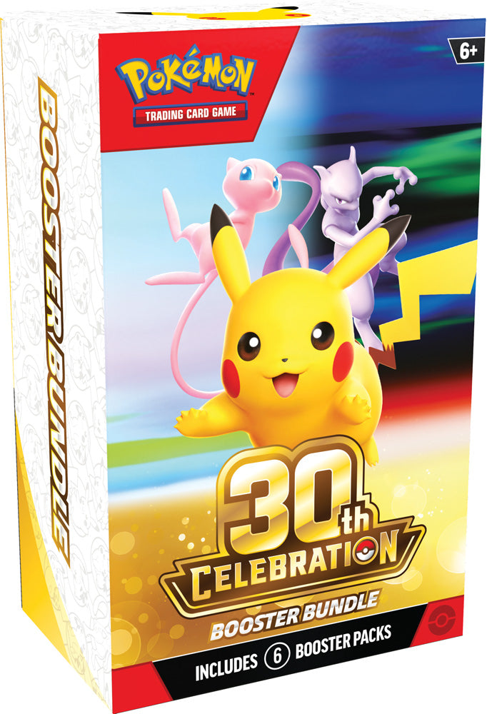 Front of Pokémon TCG 30th Celebration Booster Bundle
