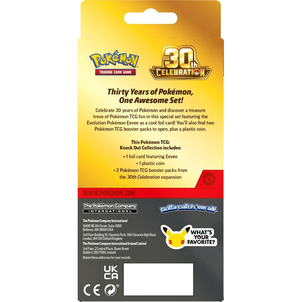 Pokemon Trading Card Game: 30th Celebration Knock Out Collection