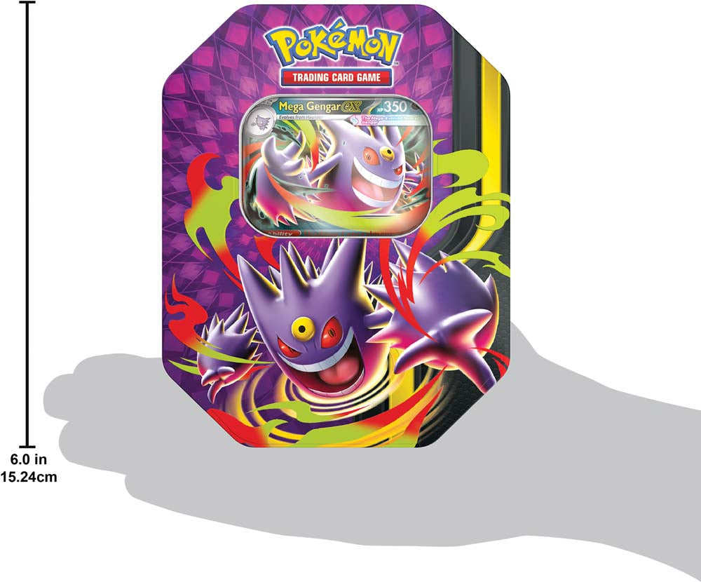 Pokémon TCG: Mega Moonlit Tin - Mega Gengar ex