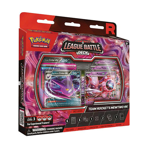 Pokemon TCG: Team Rocket’s Mewtwo ex League Battle Deck