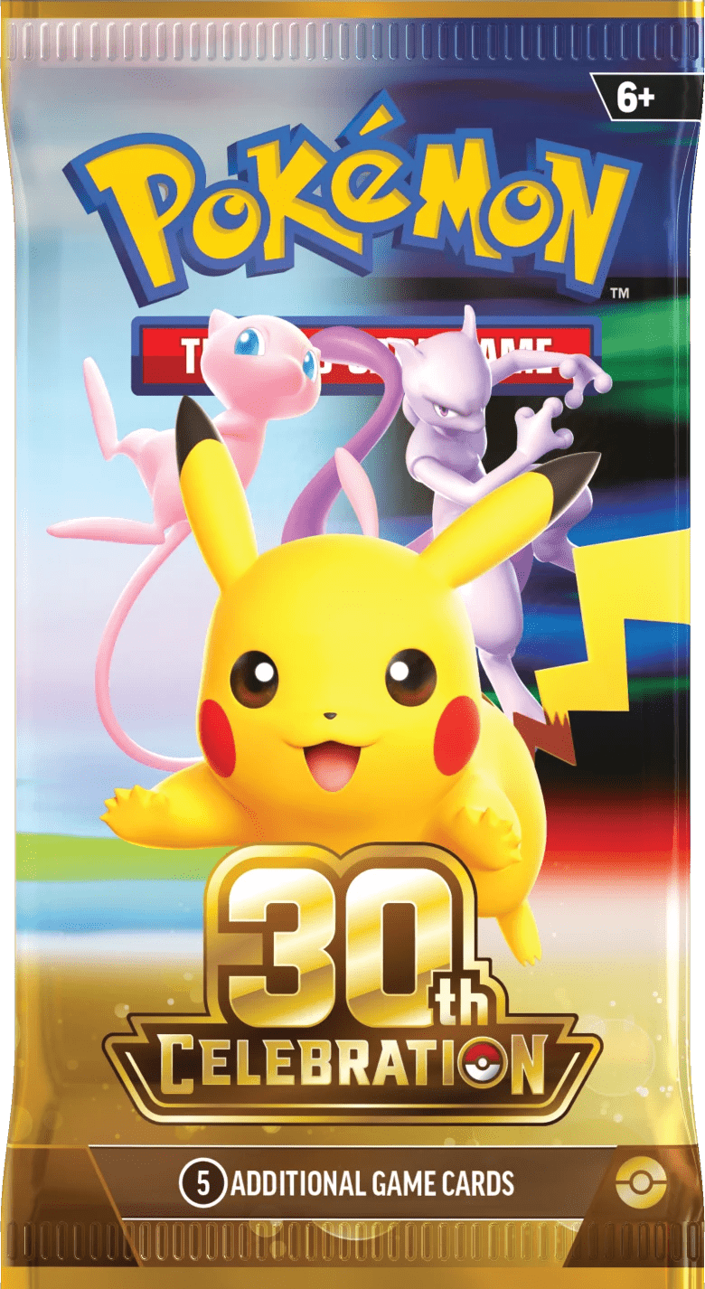 Pokémon TCG 30th Celebration booster pack artwork