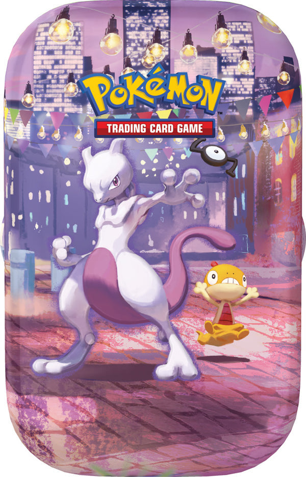 Pokémon TCG 30th Celebration Mini Tin Night Mewtwo design