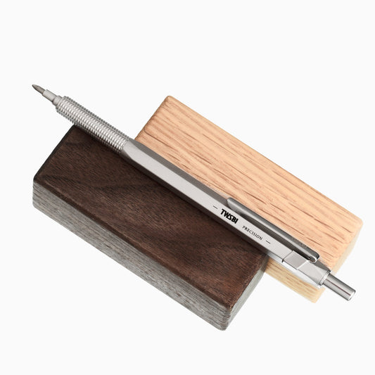 Precision Ballpoint Pen 1.0mm – Matte Silver