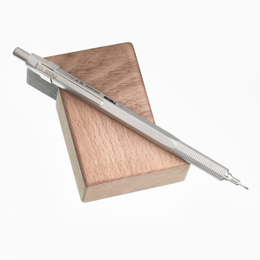 Precision Fixed Pipe Mechanical Pencil – Matte Silver