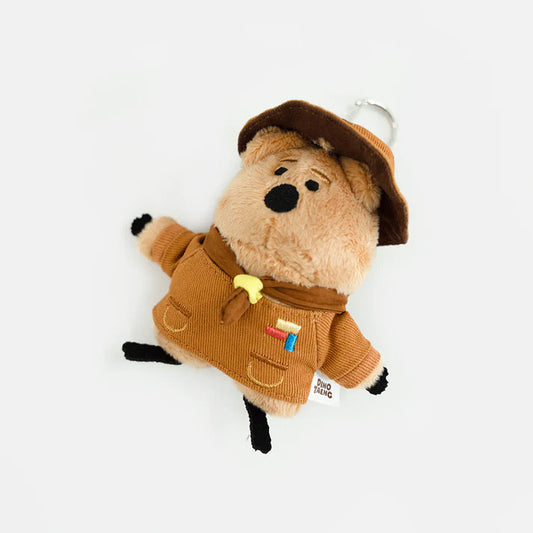 Quokscout Flatfur Keyring- Bric