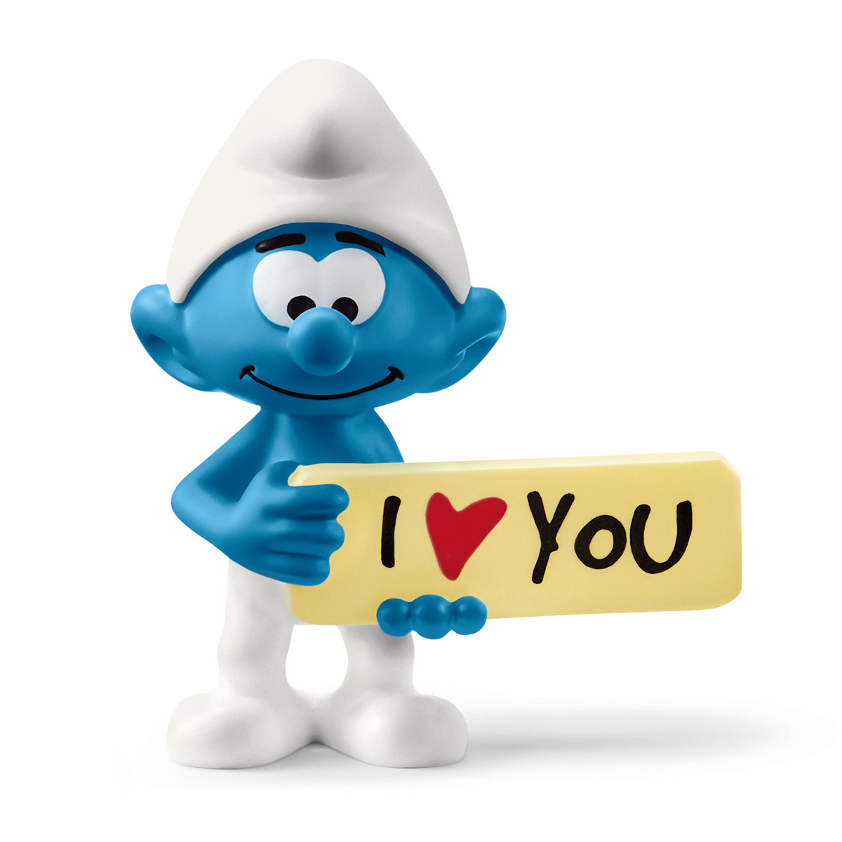 Schleich - Smurf with sign 5cm