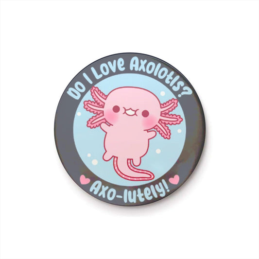Rusty Doodle - Axolotl - 25mm Pin Badge