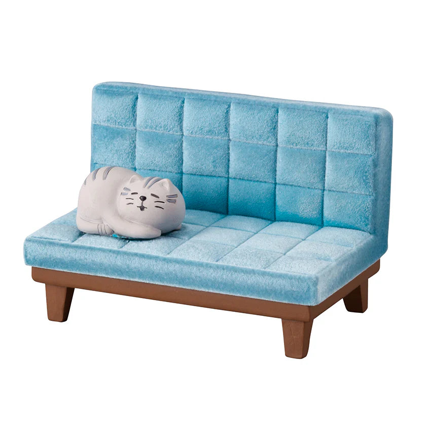 Decole Relaxed Cat Smartphone Stand - Blue