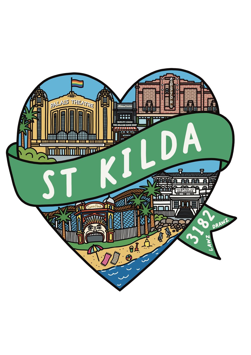 St Kilda Sticker
