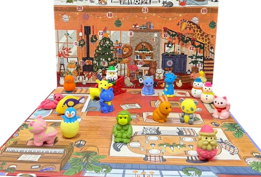 Back of Iwako Christmas Advent Calendar 2026