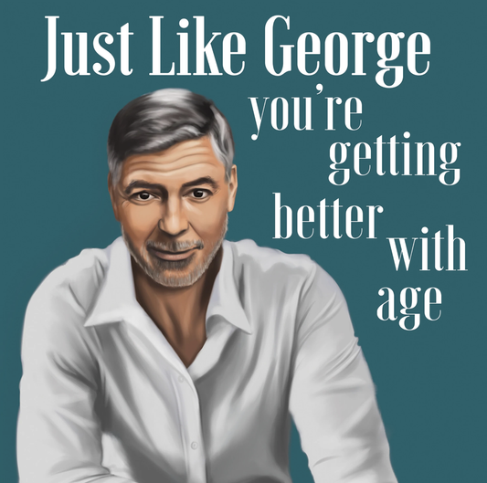 Just Like George Greeting Card
