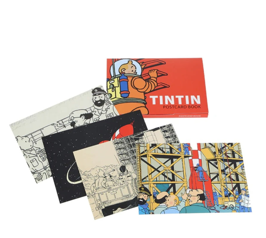 TinTin Postcard Book