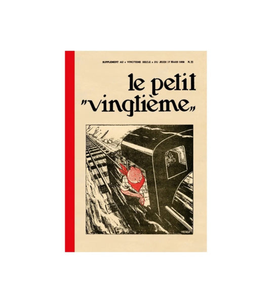 TinTin Le Petit Vingtieme A6 Notebook - Train