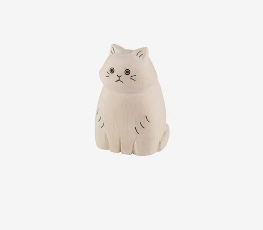 Pole Pole Long-haired Cat White