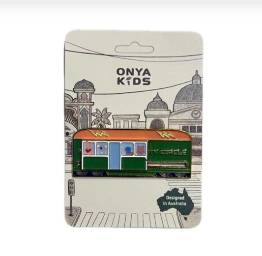 Onya Kids Melbourne Tram Enamel Pin