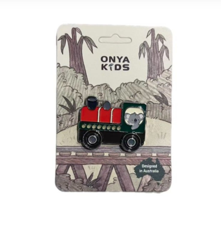 Onya Kids Steam Train Enamel Pin