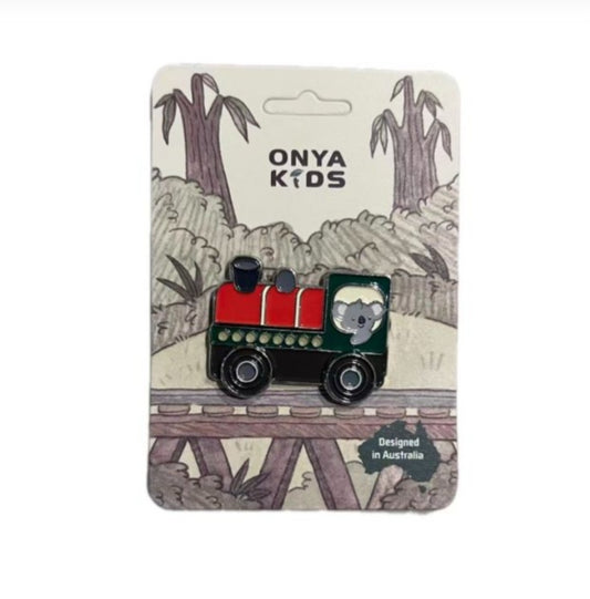 Onya Kids Steam Train Enamel Pin