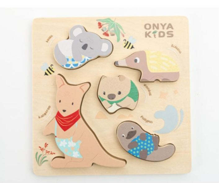 Onya Kids Aussie Animal Puzzle