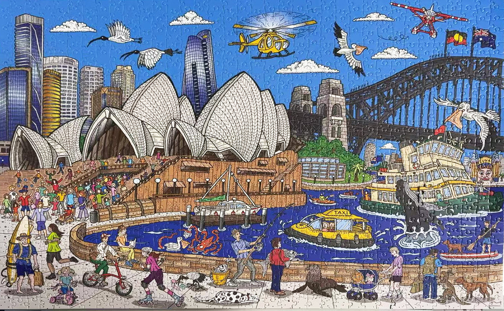 1000 Piece Jigsaw Puzzle : Sydney Harbour
