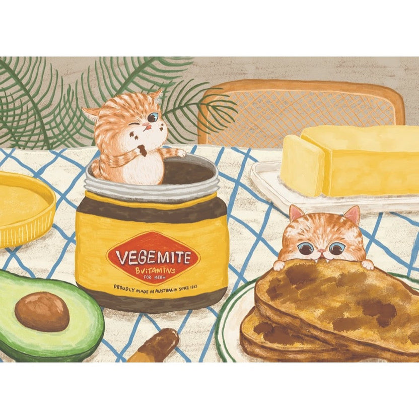 Vegemite and Cats 500-Piece Puzzle