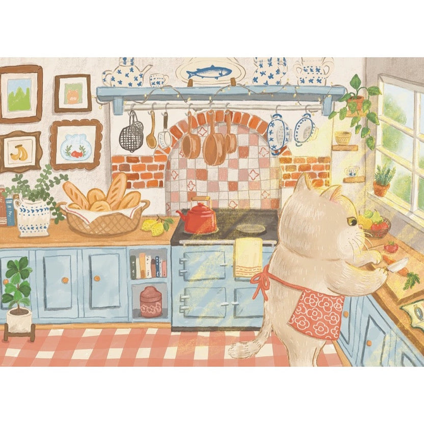 Cat in the Kitchen Micro Puzzle – 99 Pieces
