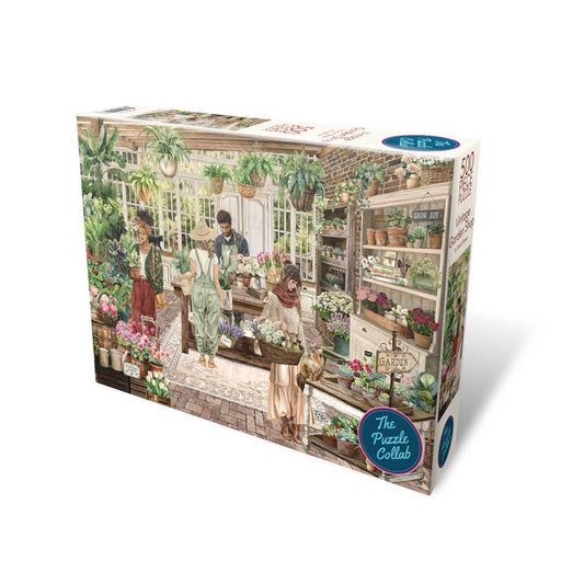 Vintage Garden Shop 500 piece puzzle box by Sarah Reyes