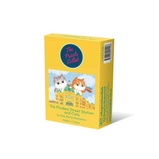 The Flinders Street Station and Cats Micro Puzzle – 99 Pieces