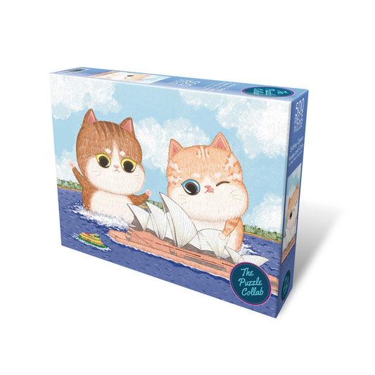 Sydney Opera House and Cats 500-Piece Puzzle
