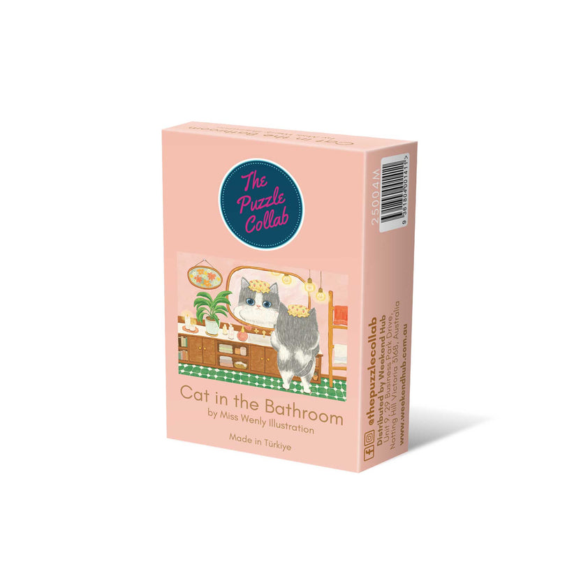 Cat in the Bathroom Micro 99-Piece Puzzle