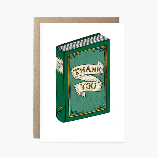 Thank you Book - Thank You Greeting Card