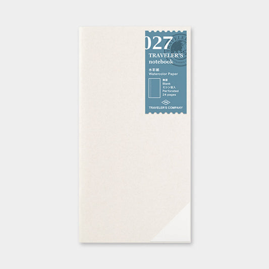 TRAVELER'S notebook Refill Regular Size 027 Watercolour Paper