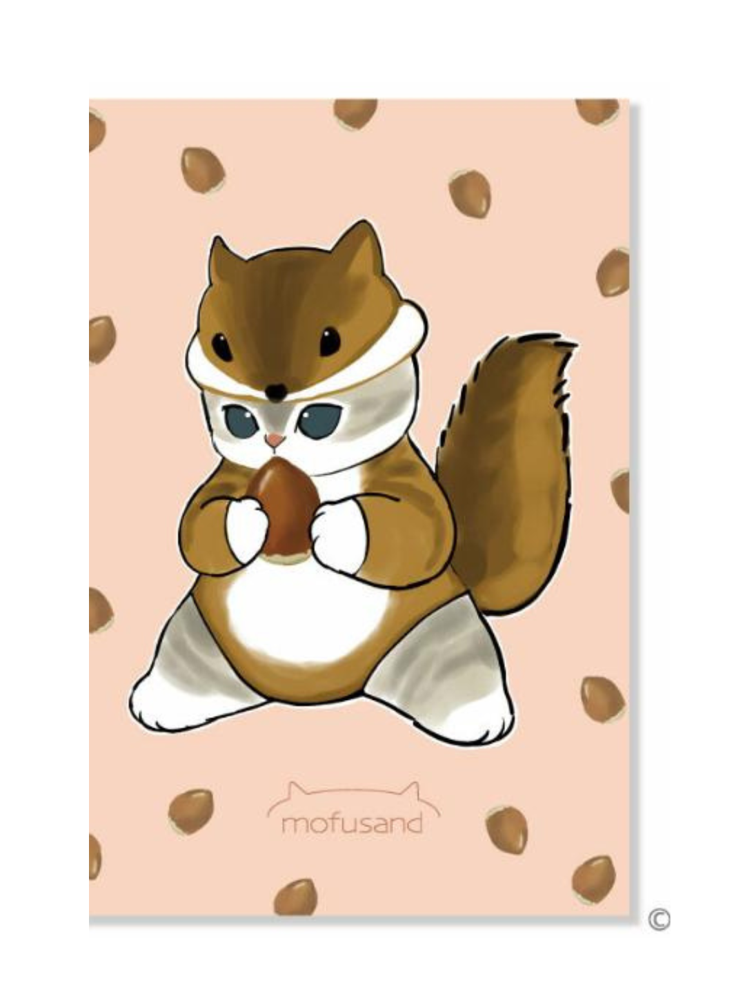 Mofusand Postcard - Squirrel