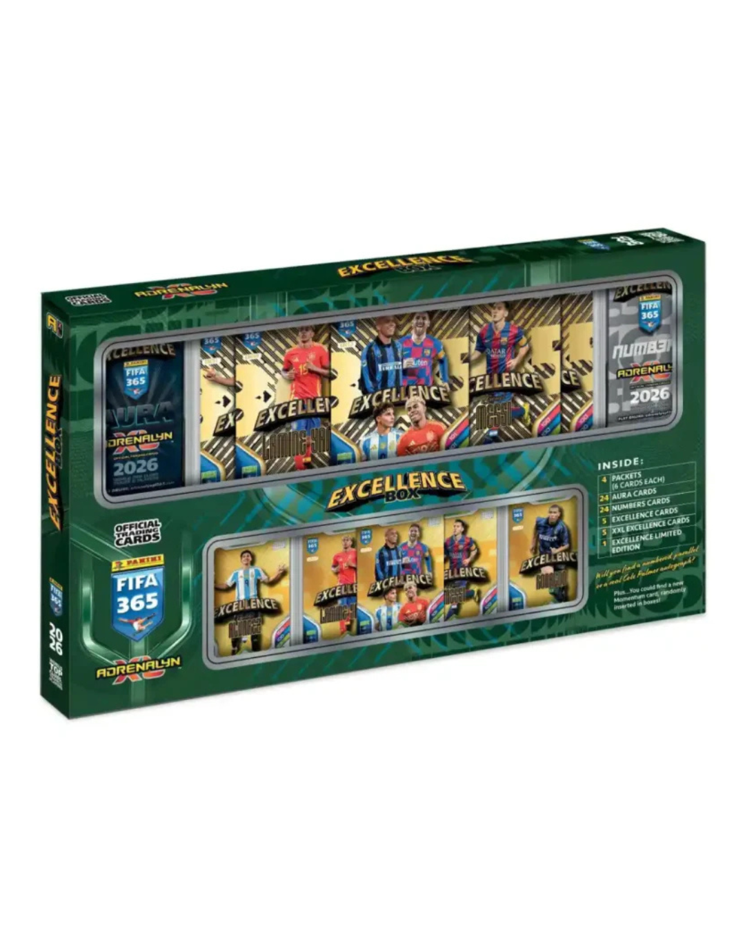 Panini 2026 FIFA 365 Adrenalyn XL Trading Cards Excellence Box